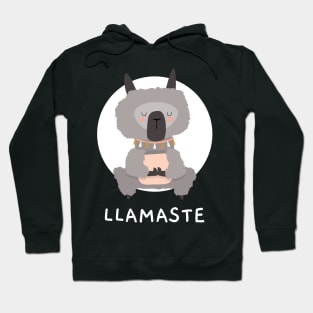 Namaste Llamaste Llama Yoga Hoodie